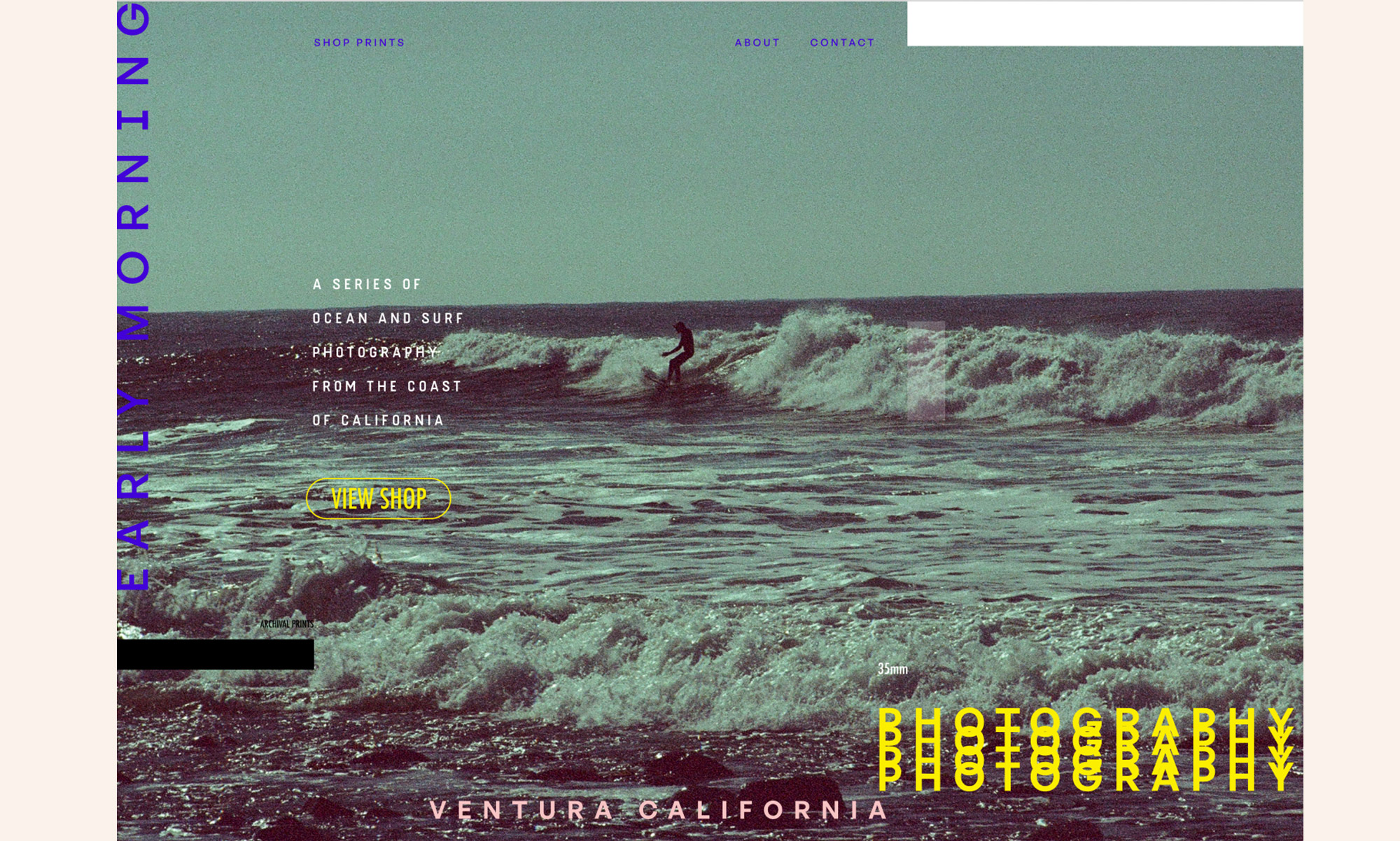 early morning photography site