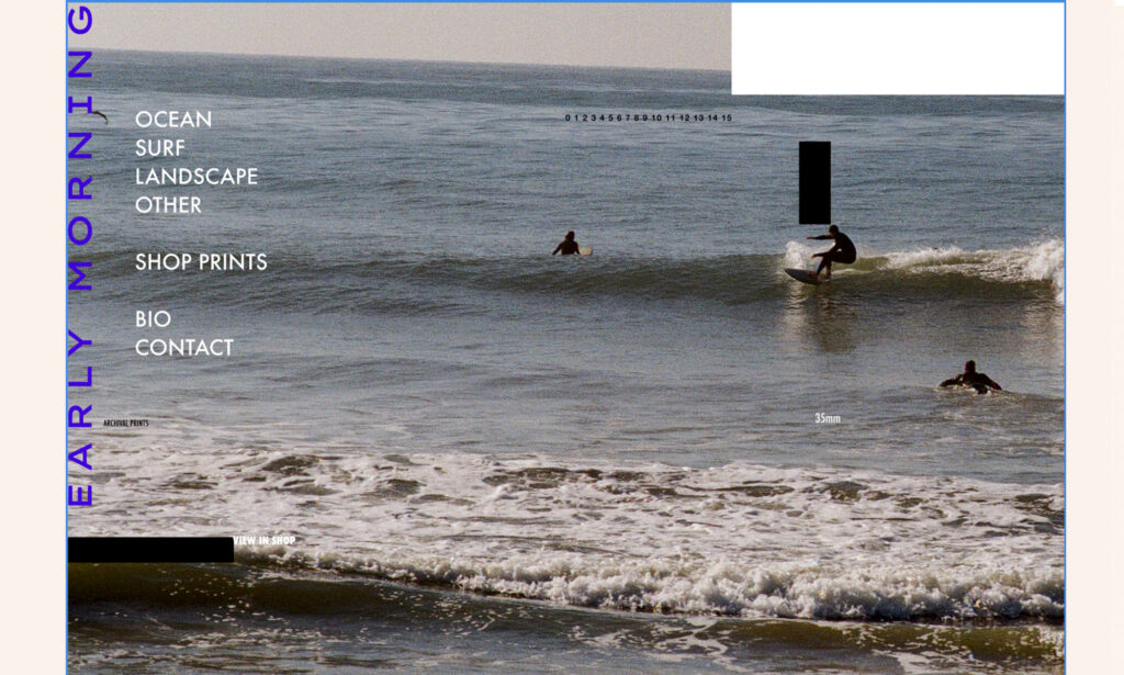 early morning photography site