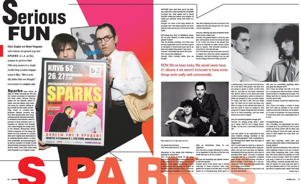 sparks arthur magazine